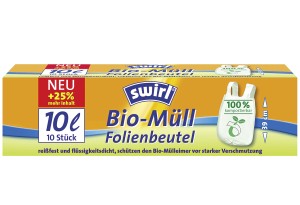 Produktabbildung MELITTA Mel Bio Folienbeutel 10l mit Griff, 10 Stück